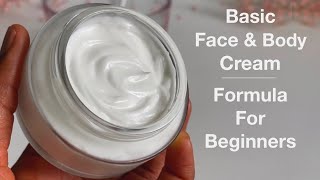 How To Formulate Simple Day & Night Moisturising Cream / Formula For Beginners (Face & Body Cream) screenshot 4