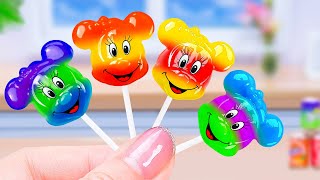 Cute Minnie Mouse Jelly 🌈 How To Make Honey Jelly ✨ Miniature Jelly Making By Little Cakes Corner ❤️