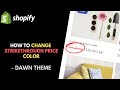 Shopify Dawn Theme: How to Change the Color of Strikethrough Price