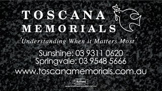 Toscana Memorials - Headstone & Memorials Video
