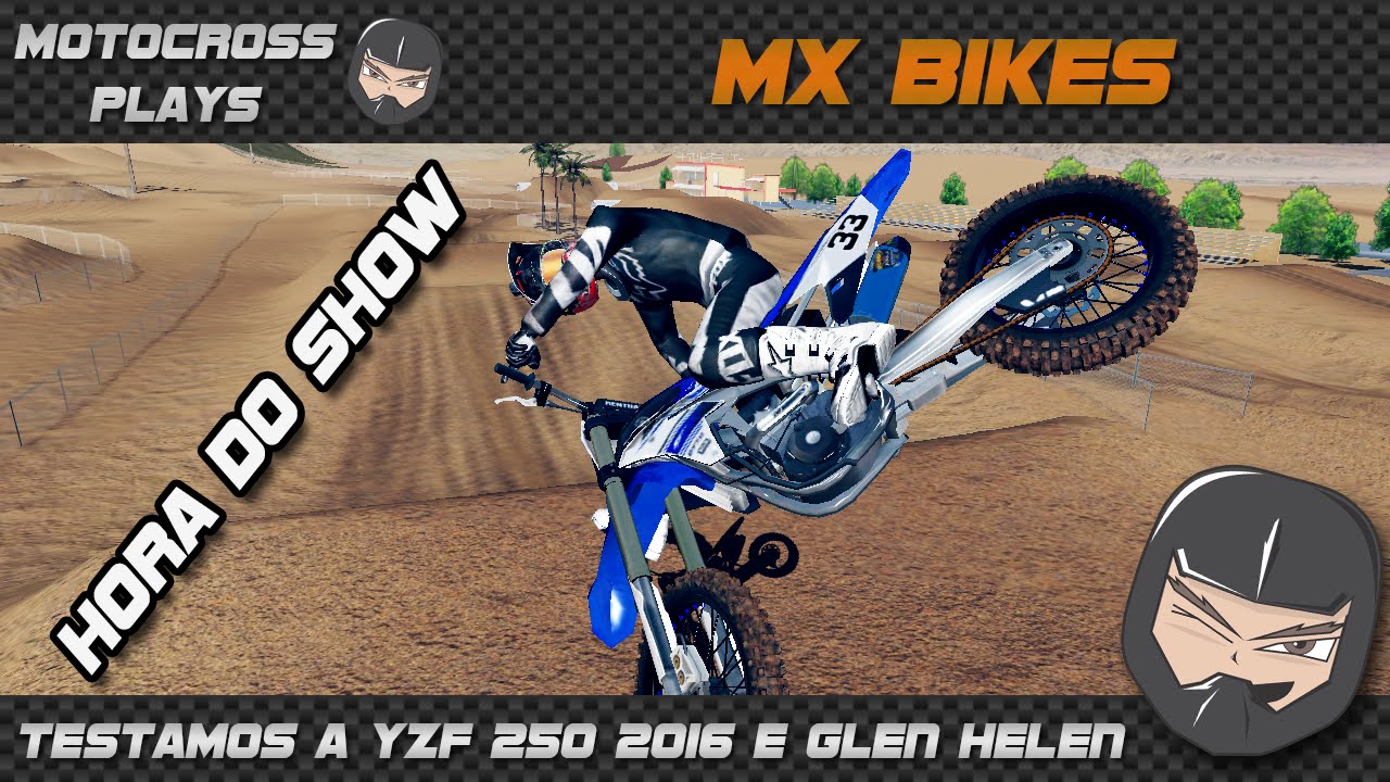 Jogo de motocross PC MX BIKES YZ250F 2016 Nova pista