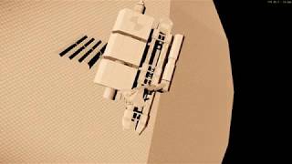 CRYENGINE Space game, warp-jump first test