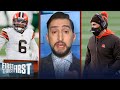 Browns' Stefanski & Bitonio robbed of playoff experience — Nick reacts | NFL | FIRST THINGS FIRST