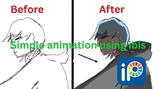 Simple animation practice using Liqufiy tool. In IBIS PAINT X