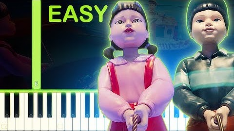 JUMP ROPE SONG | Squid Game 3 - EASY Piano Tutorial