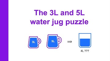 How to measure 4L water using 3L and 5L jug?