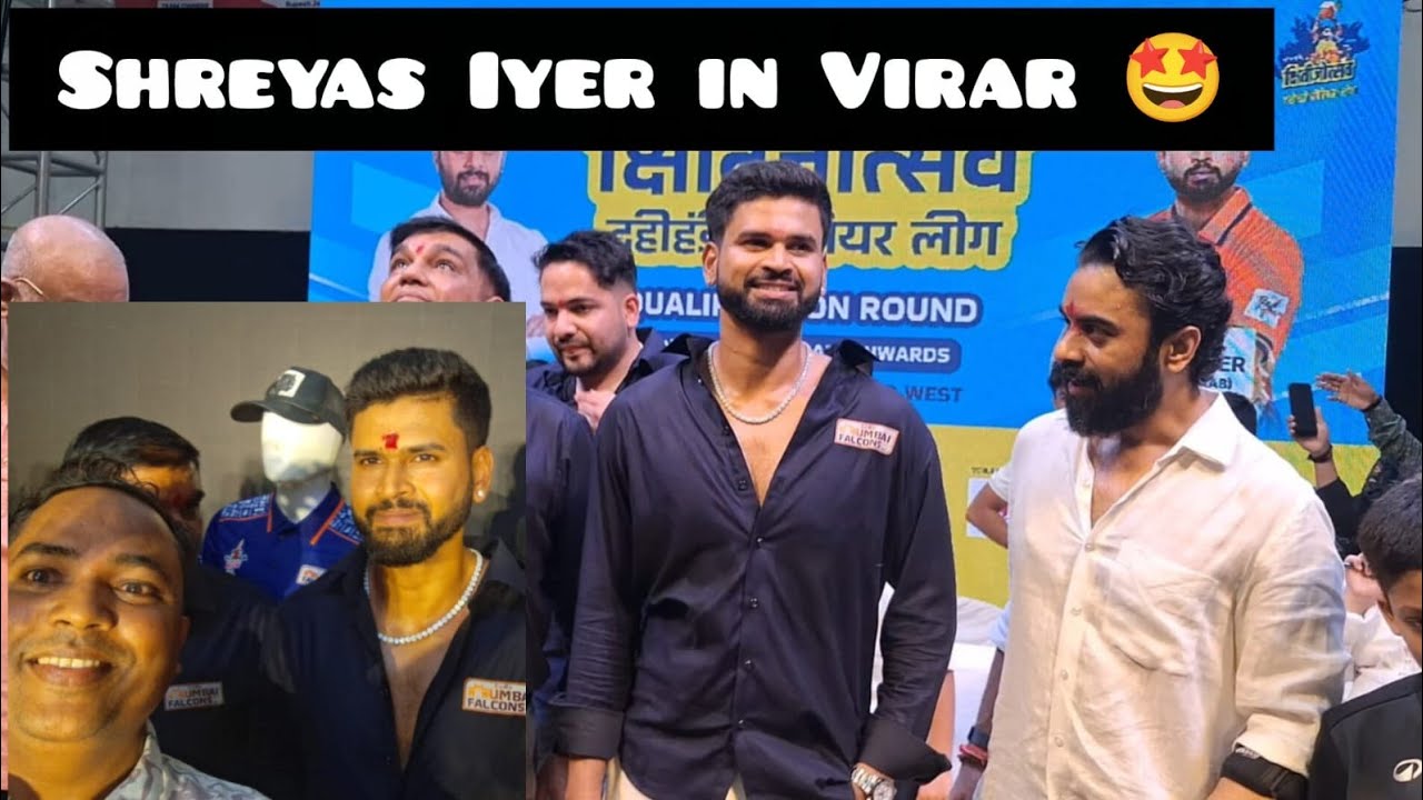 Shreyas Iyer at Dahi Handi 2025 🎉 | Kshitijotsav at Viva College | 40 Teams, Only 16 Selected! 💥