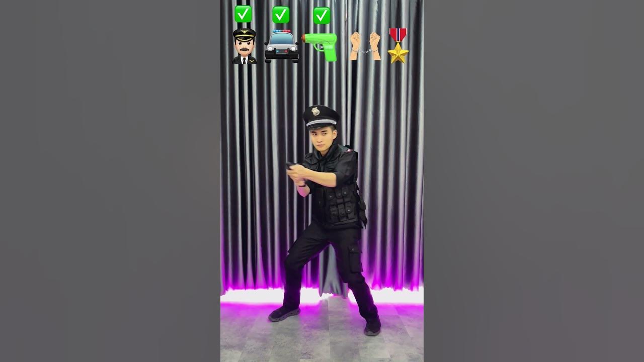 LNS - Anh Su Hào làm cảnh sát 🚓🔫👮🏻‍♀️ Police dance cover #shorts
