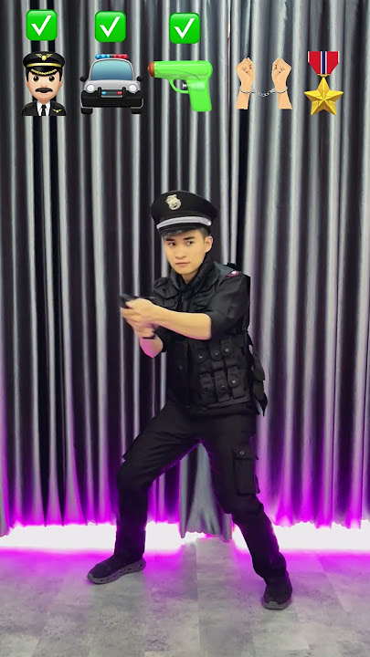 LNS - Anh Su Hào làm cảnh sát 🚓🔫👮🏻‍♀️ Police dance cover #shorts