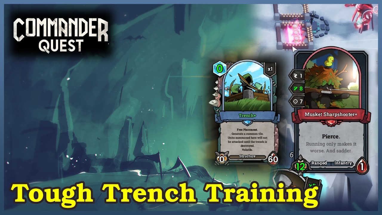 Commander Quest - Tough Training + Trenches Is Incredible - Hidden Chapter/Letter Run