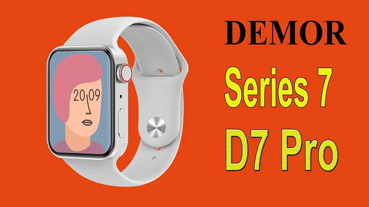 DEMOR D7 Pro Smart Watch Series 7 IWO 15 44mm Flat Frame New Design IWO15 Smartwatch Unboxing Review