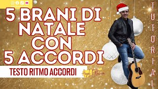 5 Canzoni di Natale con 5 Accordi Facili - Chitarra chords