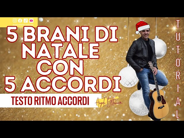 Buon Natale Accordi.5 Canzoni Di Natale Con 5 Accordi Facili Youtube