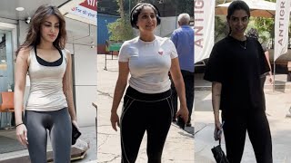 Khushi Kapoor, Riya Chakravarthy, Neha Bhasin Spotted At Outside Gym In Bandra🤗💥🤗😘