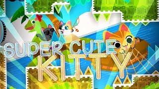 "Super Cute Kitty" (Demon) by DaFinn, MrKoolTrix & more | Geometry Dash 2.11 screenshot 5