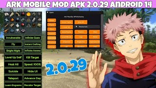 2026 ! ARK Mobile Mod Menu Apk 2.0.29 💯 Android 14 + God Console 🔥 No Password 