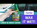 Turtle Wax It Wet Review & Test: Quick Spray Wax for Instant Shine & Protection on Renault Zoe EV 🐢