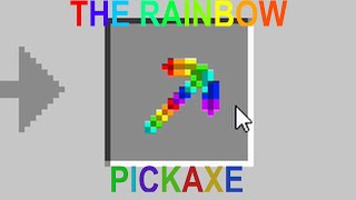 THE RAINBOW PICKAXE! (Minecraft map)