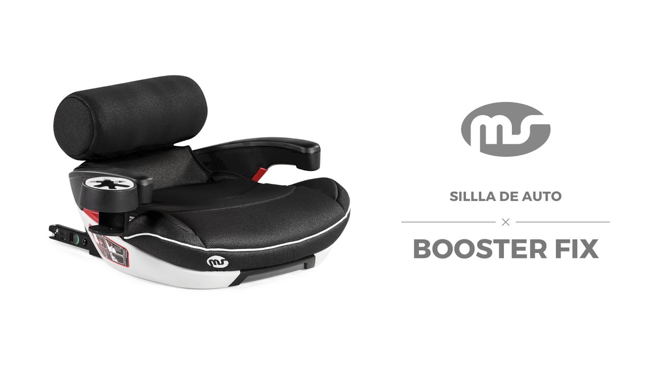 Innovaciones MS Booster Alzador ISIZE - Silla de auto, grupo 3 (120-150cms)  Silla coche con Isofix y Respaldo