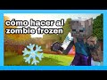 Como hacer al zombie frozen de minecraft dungeons papercraft minecraft casero facil 