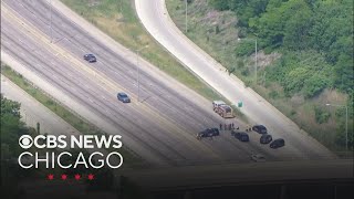 Traffic shut down on Eisenhower Expressway east of Mannheim Road
