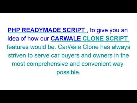 Carwale Clone Script - READY MADE SCRIPTS