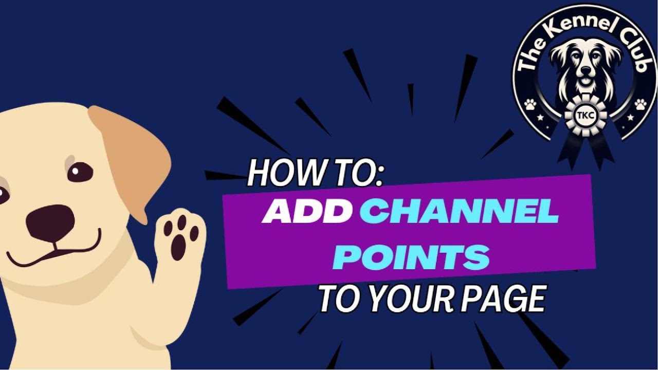 How To: Add Channel Points to Your Page - YouTube