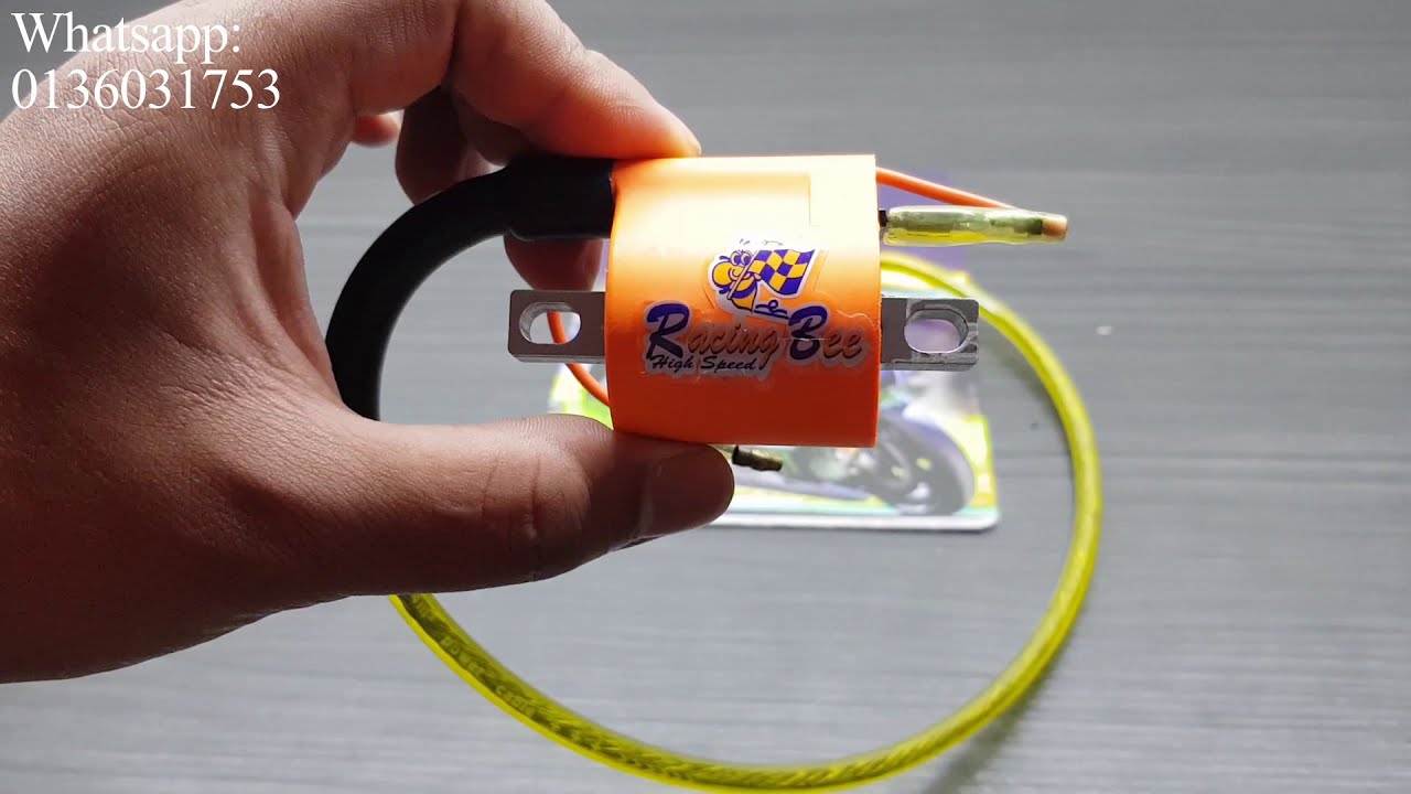 RACING BEE Y110SS COIL IGNITION WITH PLUG CAP RM5+ REVIEW! [JAPAN QUALITY]
