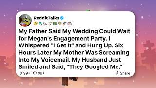My Father Said My Wedding Could Wait for Megan's Engagement Party. I Whispered....