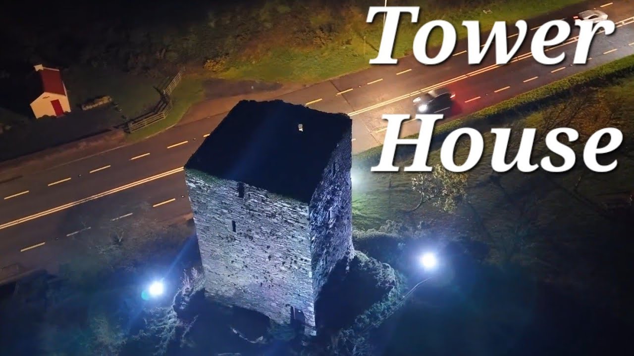 Tower House, Guess the Location (Drone)