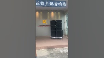 CVR double 8 inch line array