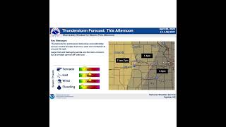 Watch Out, Topeka! Severe Weather Is Coming ⛈️ #kansasweather