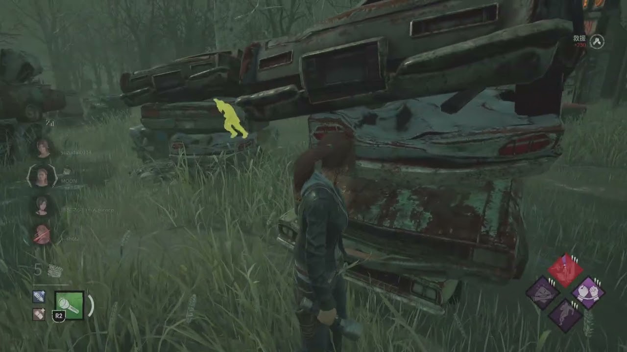 dbd ライト救助2_ウォールハックキラー相手にCJテック