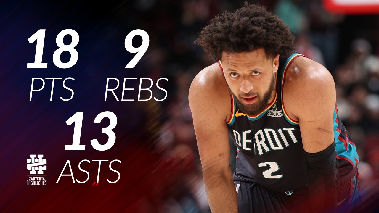 Cade Cunningham 18 pts 9 rebs 13 asts vs Bulls 25/26 season