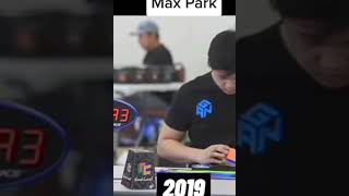 Evolution Of Max Park from 2012 to 2023!! #rubikscube #shorts