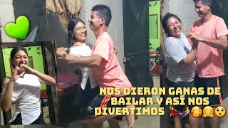 Mija Nos Contajio🤗Con Sus Ganas De Bailar Q🥰Hasta Mi Esposo😁Tiraba Patadas Pa Todos Lados