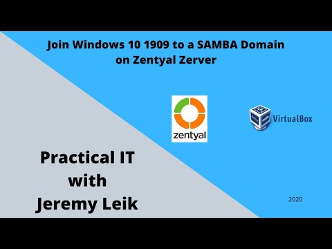 Join Windows 10 1909 to a SAMBA Domain on Zentyal Server