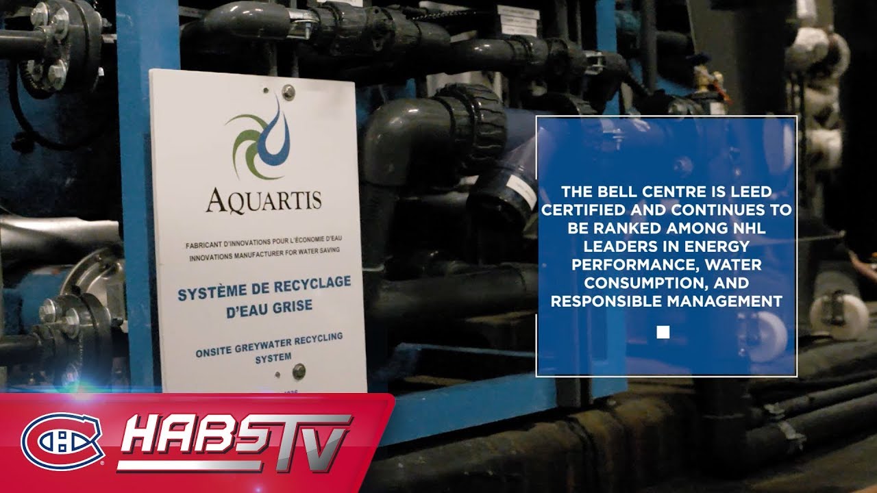 New greywater recycling system at the Bell Centre
