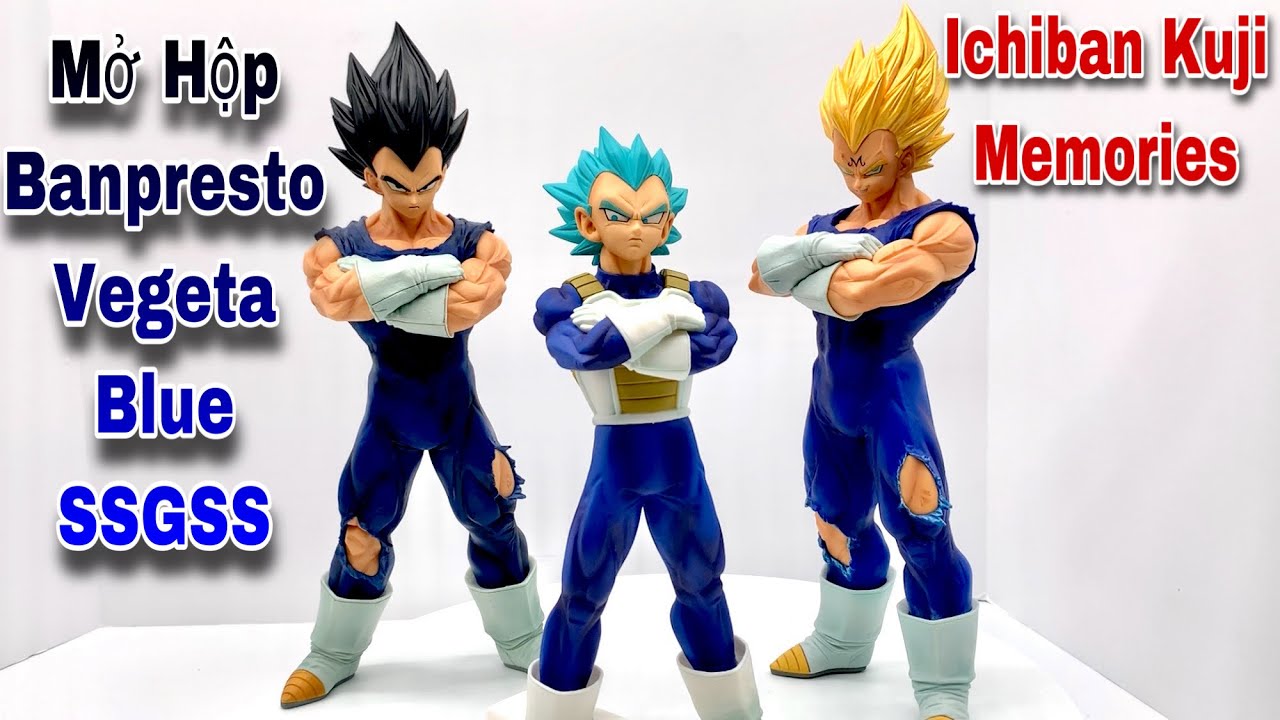 RARE] Ichiban Kuji Dragon Ball Memories Set Prize A Super Saiyan Goku Prize B Super Saiyan Vegeta 1297804313