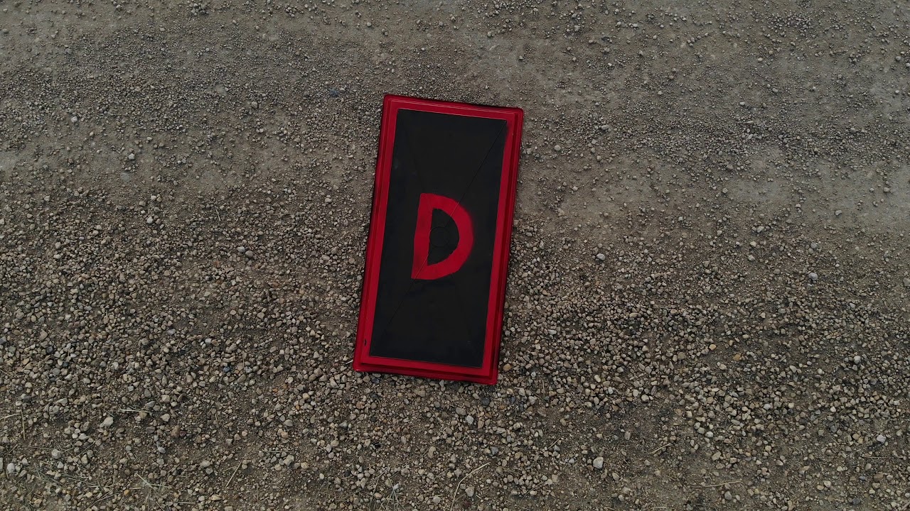 Drone Landing on Homemade Pad