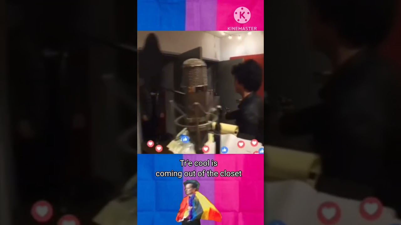 Tre cool  coming out of the closet... 