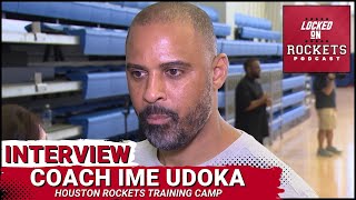Ime Udoka | Houston Rockets Training Camp Day 2 | 2023-2024 NBA Season