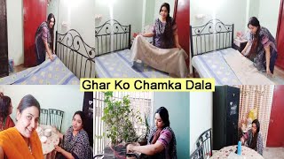 Aj Pure Ghar Ko Chamka Dya Weekly Home Cleaning Vlog By Masara Vlogs -