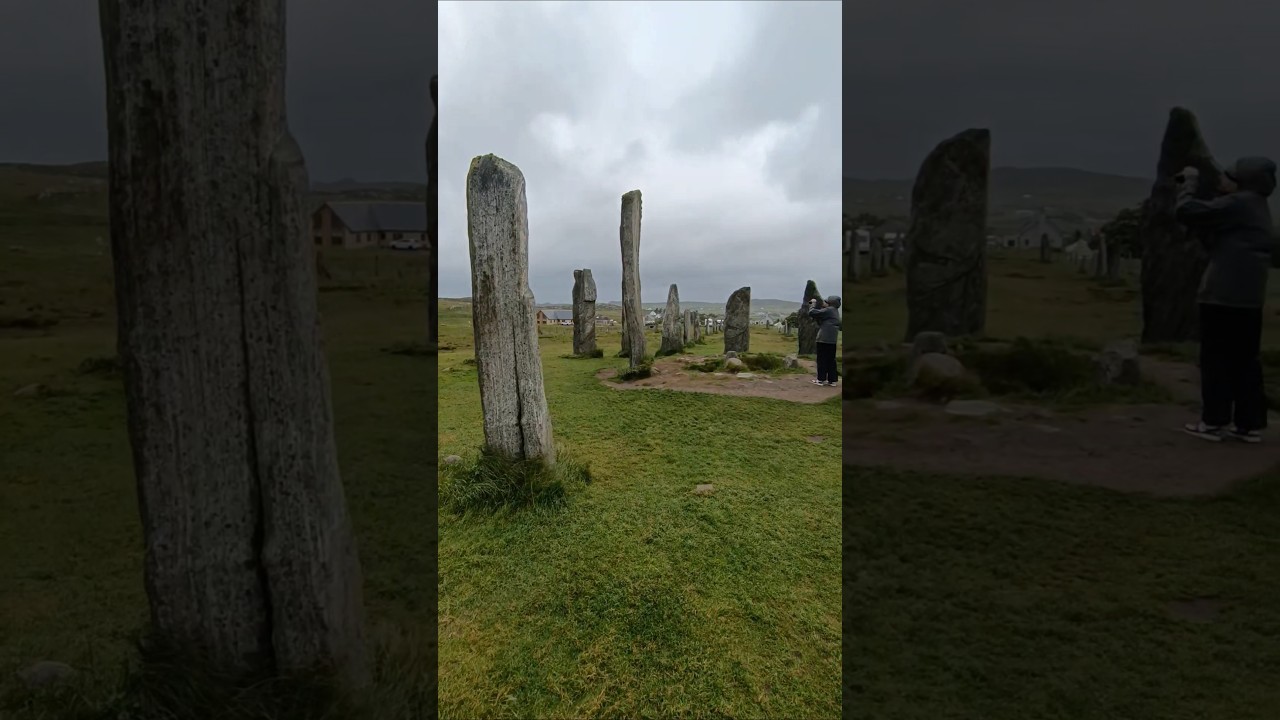 Callanish Standing stone circle Isle of Lewis Outer Hebrides Scotland