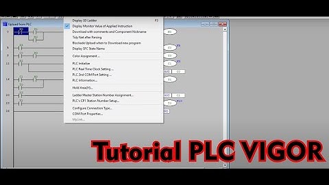 Tutorial Menggunakan PLC VIGOR