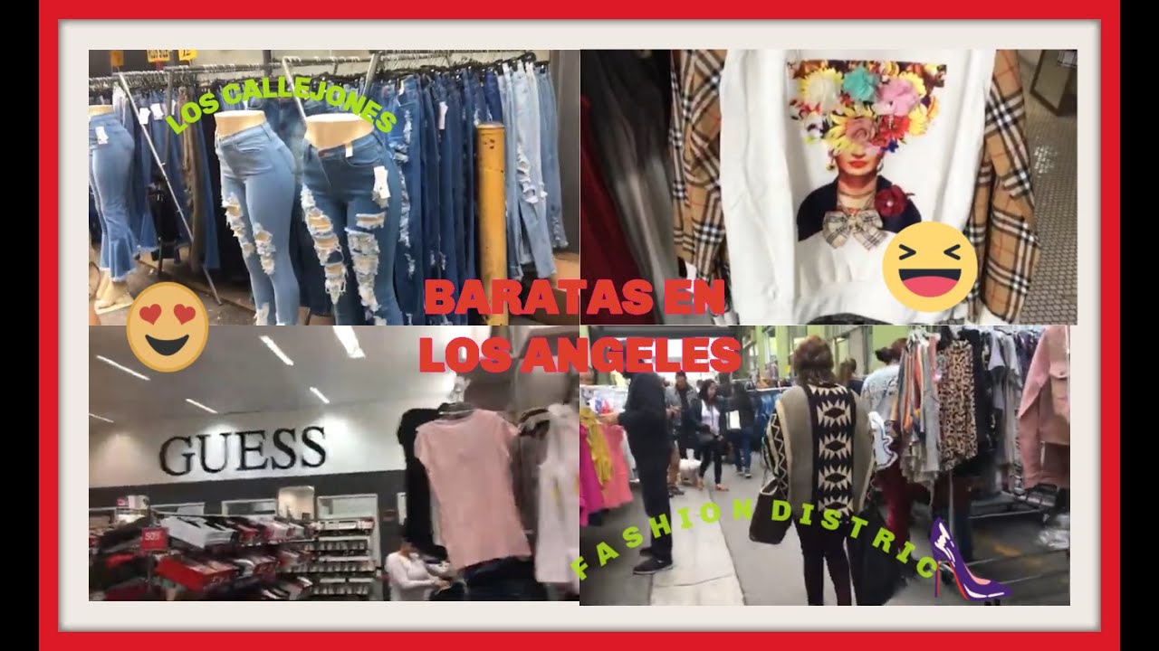 comprar ropa barata en Los Angeles y la fabrica GUESS - YouTube