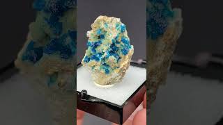 Video preview: Blue Scattered Veszelyite — Yunnan, China · 2.7 cm