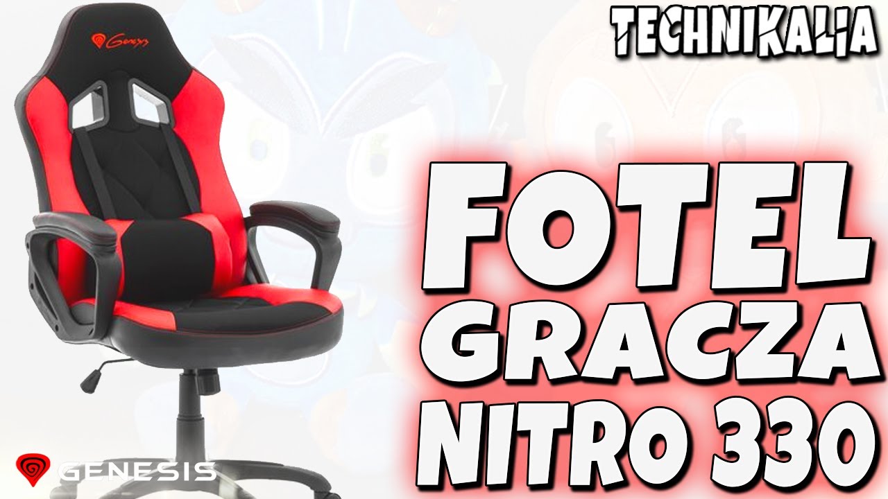 Tani fotel dla gracza do 500zł ❗ Genesis Nitro 330 ❗ Technikalia | PL