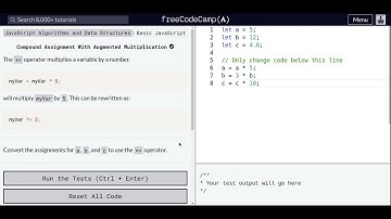 Lesson 23 | Basic JavaScript | Compound Assignment With Augmented Multiplication