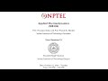 Session 12: Applied Thermodynamics NPTEL 2024